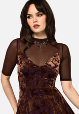 Sienna Devore Hanky Hem Cami Mini Dress