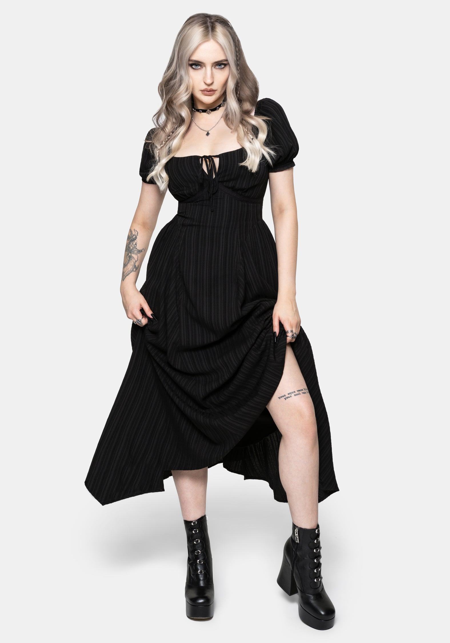 Fenella Keyhole Midi Dress