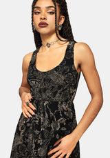 Surge Celtic Print Cami Midaxi Dress