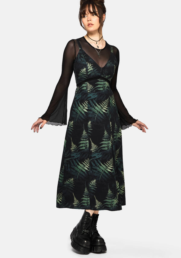 Fernery Printed Midaxi Cami Dress