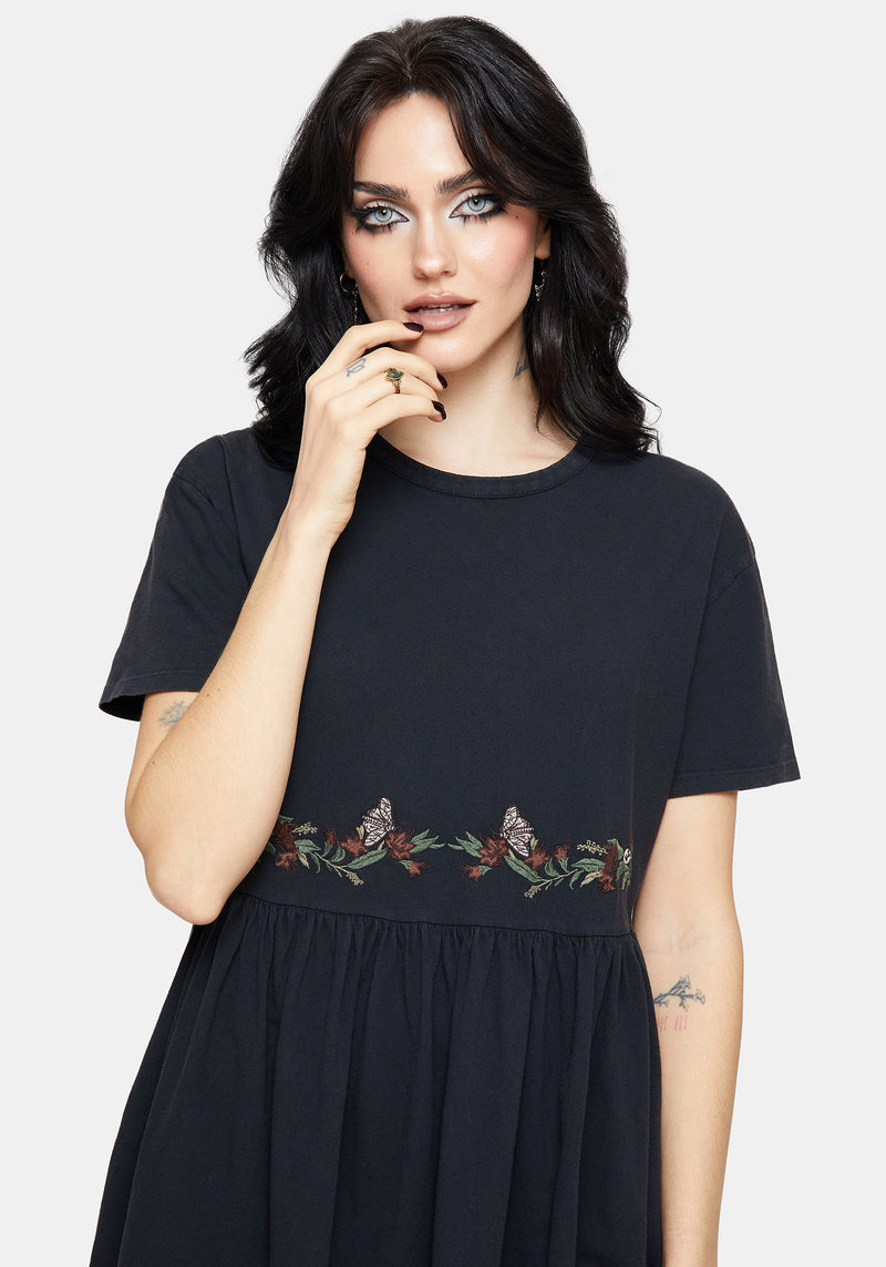 Embroidered Floral Skater Dress Uk Yumi Green Embroidered Floral Skater Dress Green 14 UK Embroidered Floral Skater Dress Uk Yumi Green Embroidered Floral Skater Dress Green 14 UK