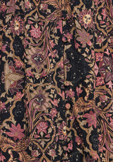 Mythos Print Milkmaid Smock Midaxi Dress