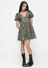 Poison Eden Cotton Mini Dress