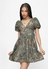 Poison Eden Cotton Mini Dress