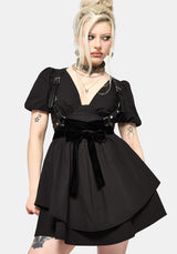 Obsidia Lace Up Corset Mini Dress