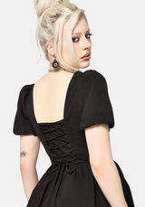 Obsidia Lace Up Corset Mini Dress UK 6