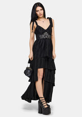 Acantha Tiered Front Split Gown