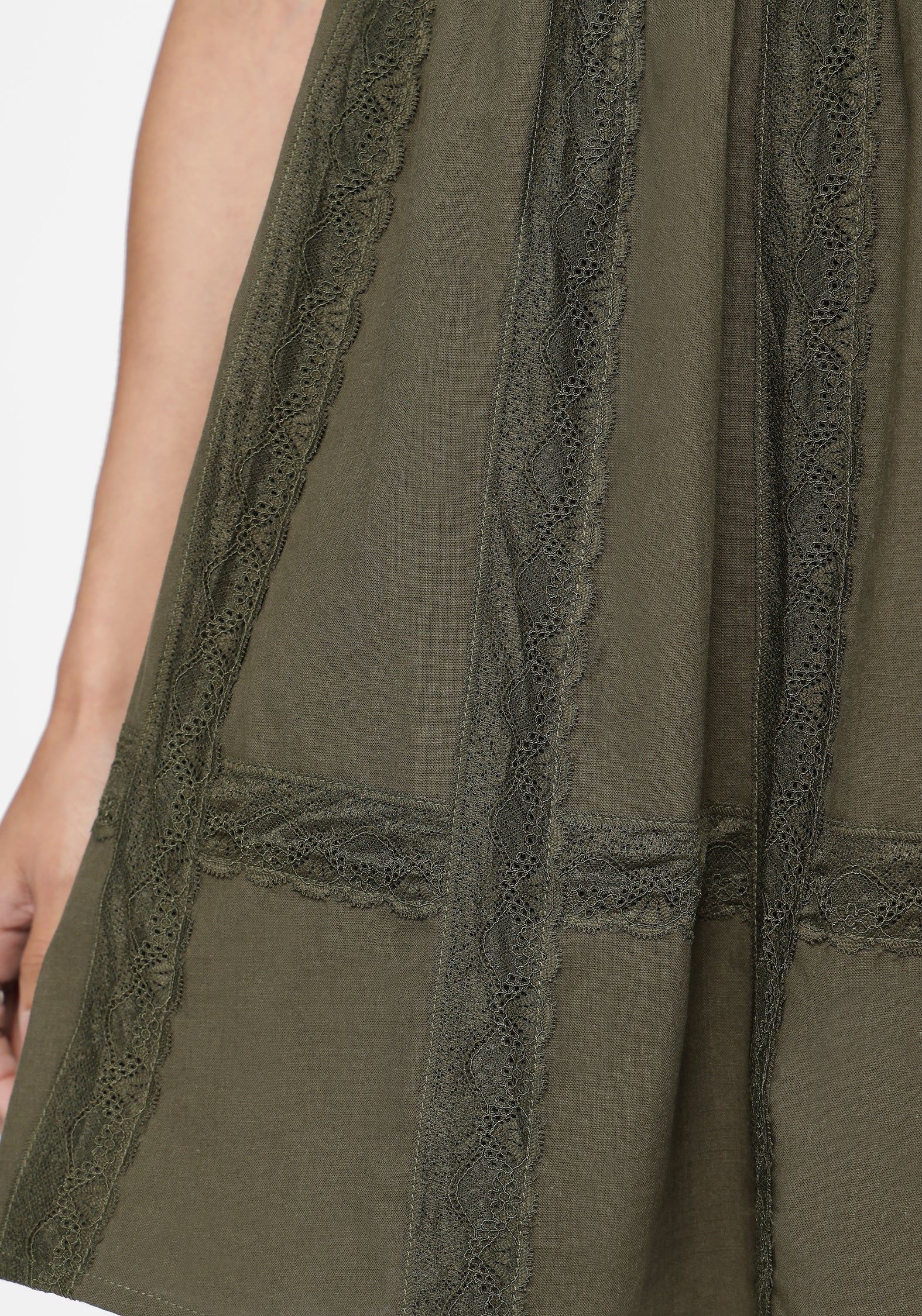 Siora Folklore Embroidered Lace Mini Dress