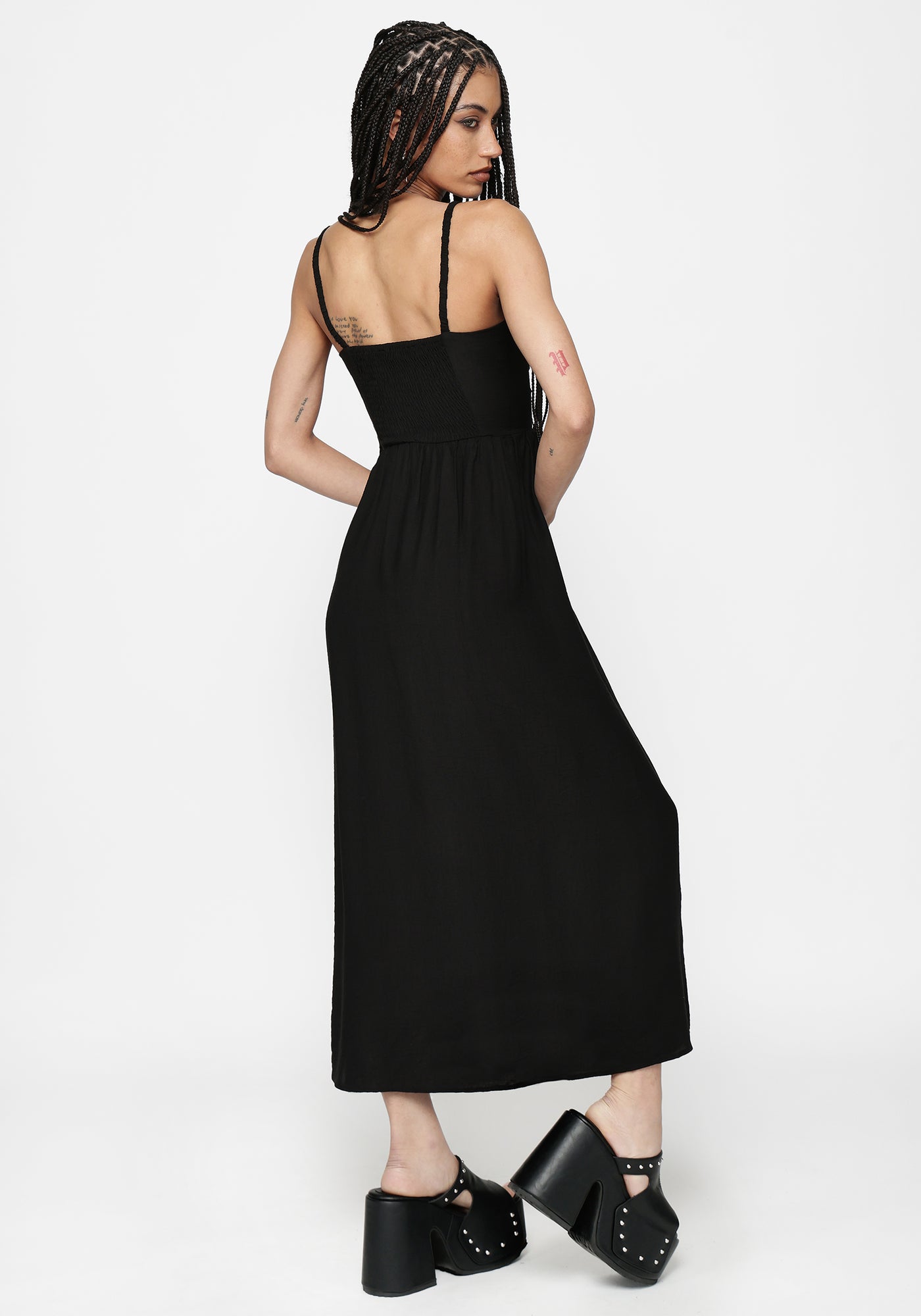 Cirissa Ruched Midaxi Dress – Disturbia