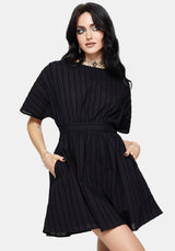 Blythe Cotton Tie Back Mini Dress