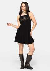 Drakona Embroidered Mini Dress