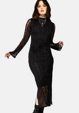 Shesha Mesh Midi Dress