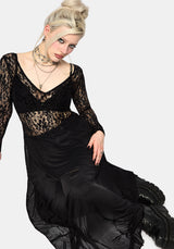 Eltharia Lace Bodice Maxi Dress UK 6