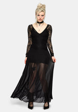 Eltharia Lace Bodice Maxi Dress UK 6