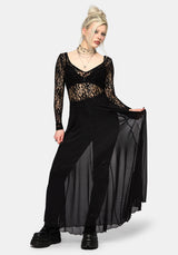 Eltharia Lace Bodice Maxi Dress UK 6