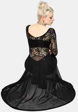 Eltharia Lace Bodice Maxi Dress UK 6