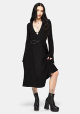 Millicent Chain Front Midi Dress
