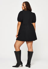 Orena Bat Embroidered Mini Dress