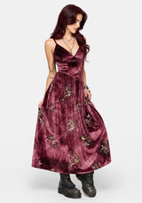 Zariah Sequin Velour Cami Midaxi Dress