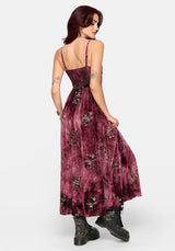 Zariah Sequin Velour Cami Midaxi Dress