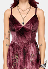 Zariah Sequin Velour Cami Midaxi Dress