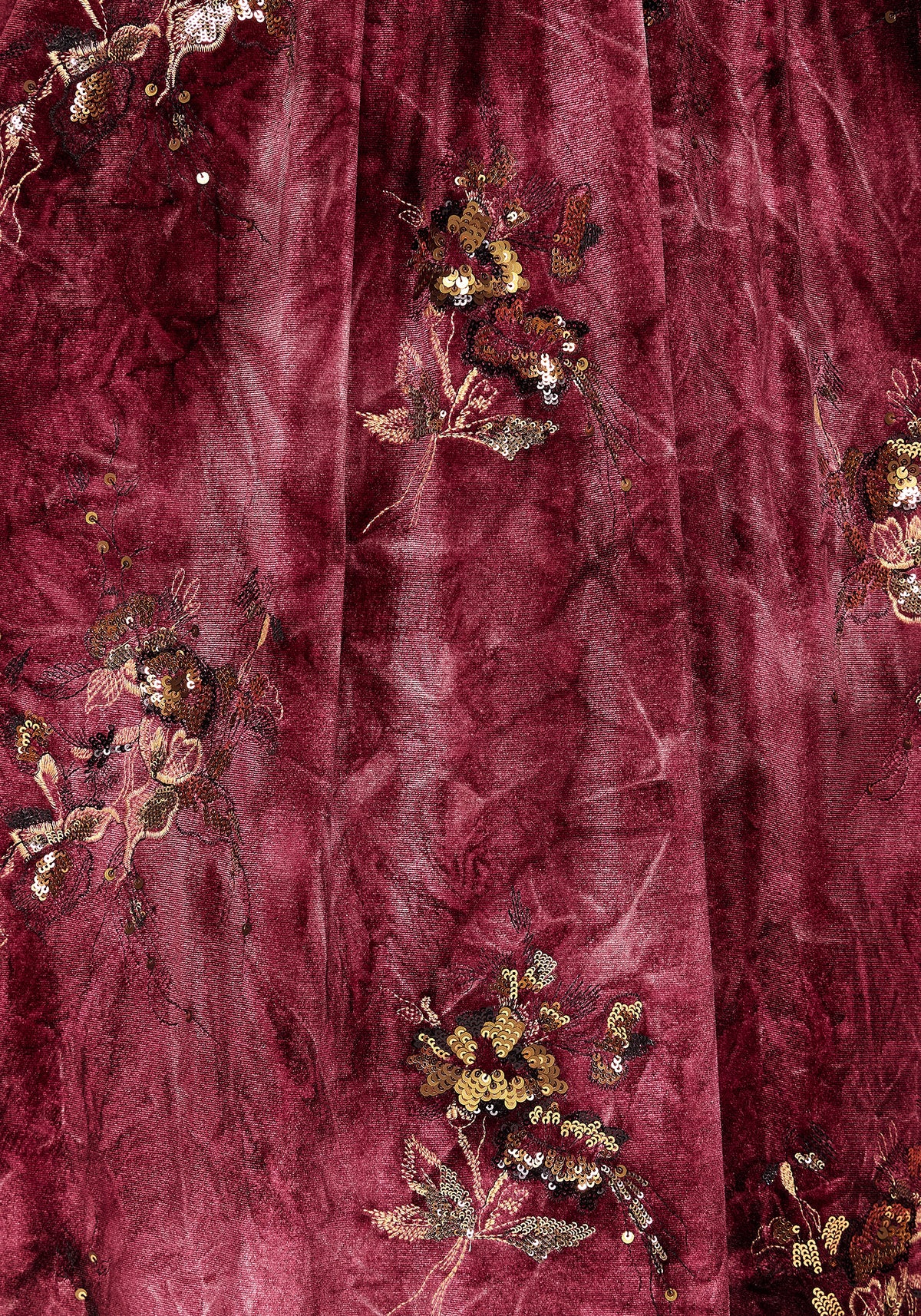 Zariah Sequin Velour Cami Midaxi Dress