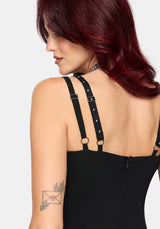 Emara Eyelet Piercing Belted Maxi Dress (Two-Piece Set) UK 6
