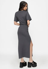 Deni Ruched Midaxi Dress