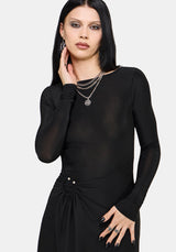 Bellamira Ring Waist Midaxi Dress UK 6