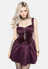 Julietta Ruched Bust Corseted Mini Puffball Dress UK 6