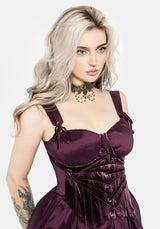 Julietta Ruched Bust Corseted Mini Puffball Dress UK 6