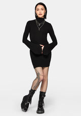 Amata Flared Sleeve Mini Dress