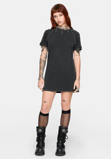 Zuri Distressed Mini Dress