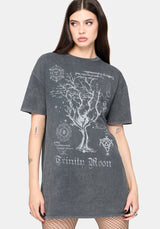 Trinity Moon Graphic Tee Dress