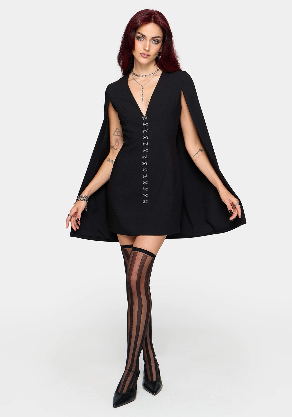 Rio Cape Blazer Mini Dress