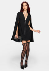 Rio Cape Blazer Mini Dress