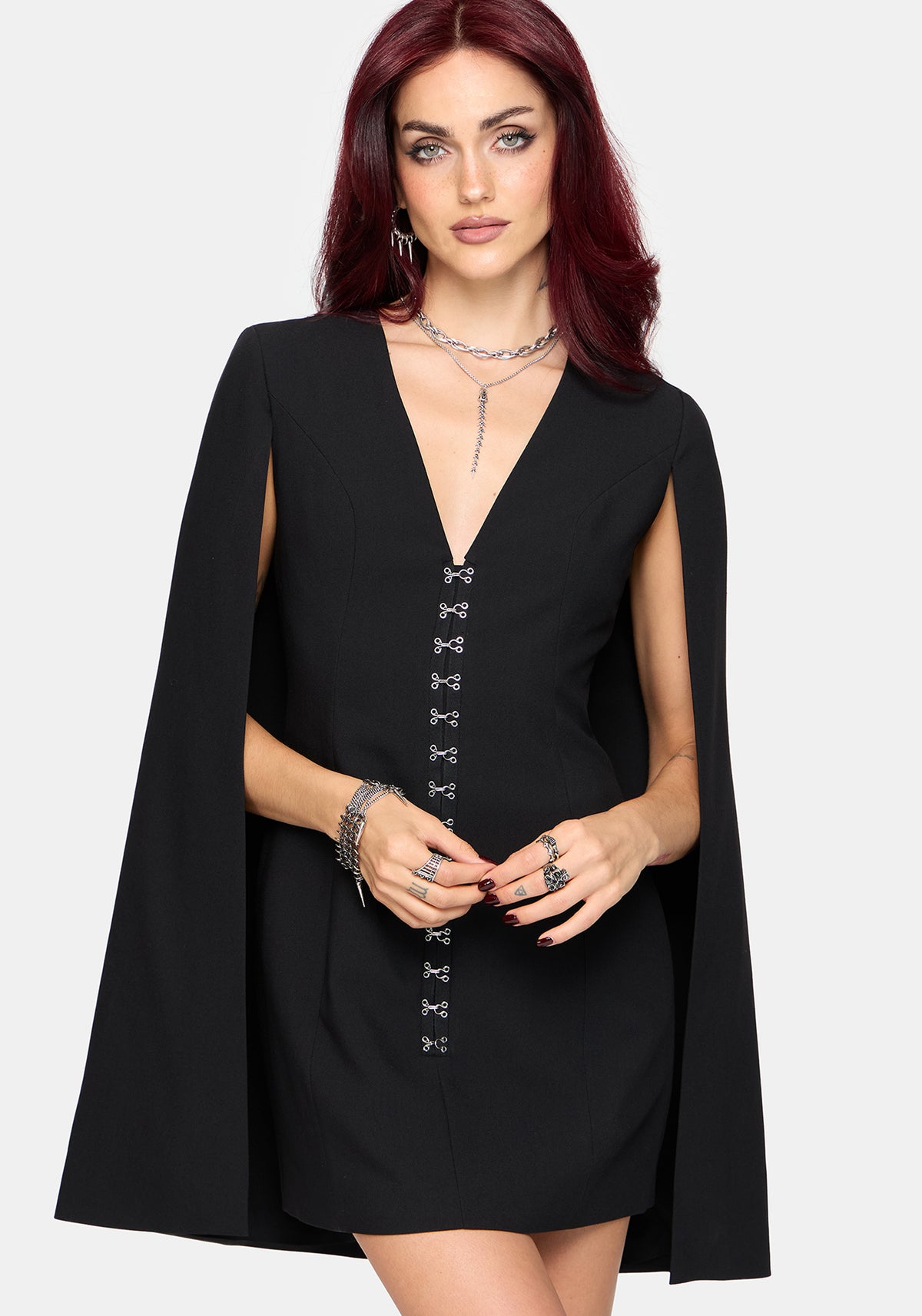 Rio Cape Blazer Mini Dress