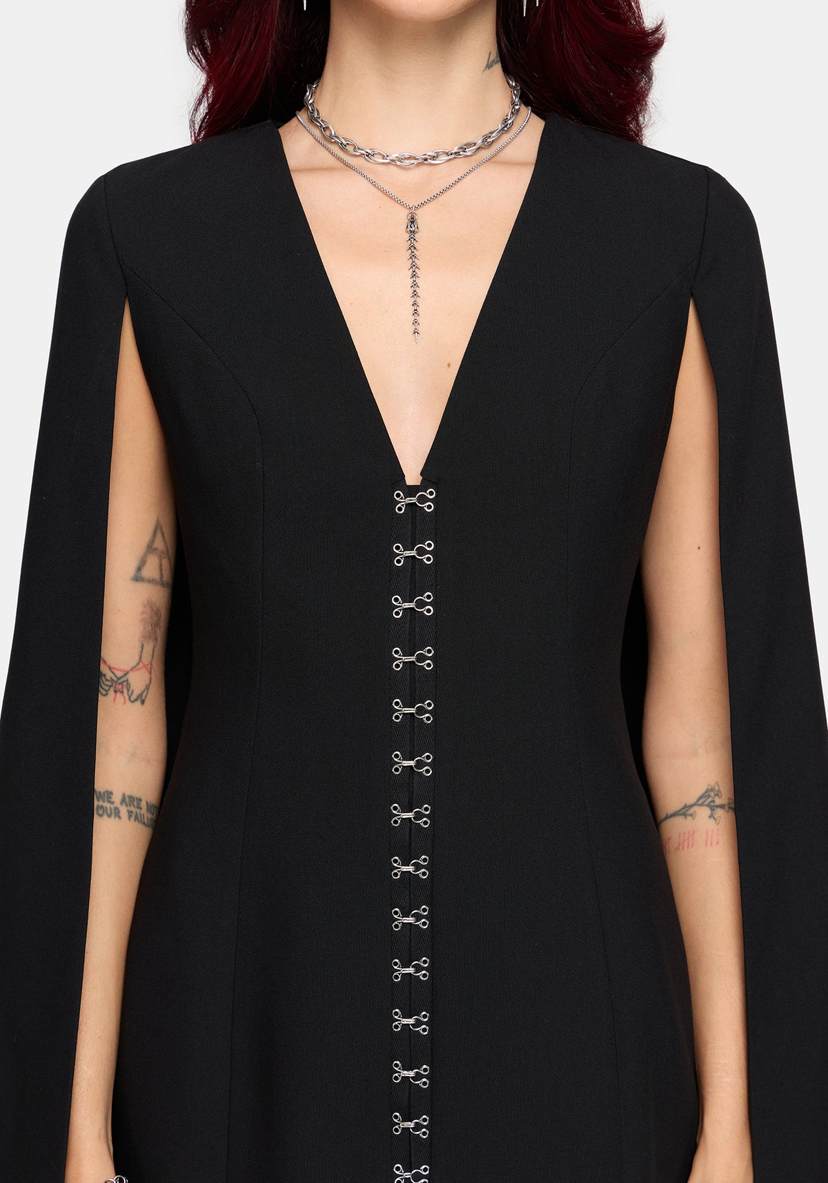 Rio Cape Blazer Mini Dress