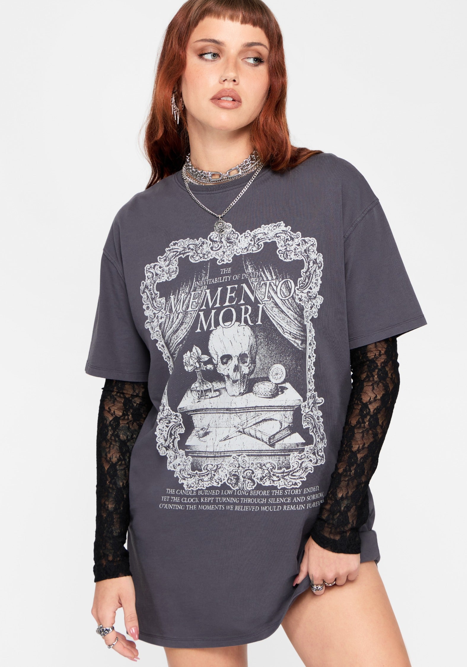 Mori Skull Tee Dress