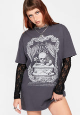 Mori Skull Tee Dress