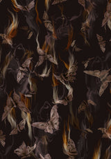 Ember Moth Chiffon Ruffle Maxi Skirt