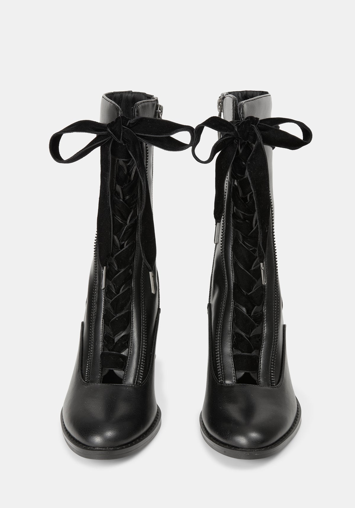 Lileena Heeled Lace Up Boots UK 6