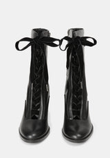 Lileena Heeled Lace Up Boots UK 6