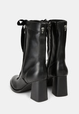 Lileena Heeled Lace Up Boots UK 6