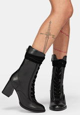 Lileena Heeled Lace Up Boots