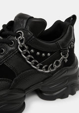Vornex Studded Leather Trainers