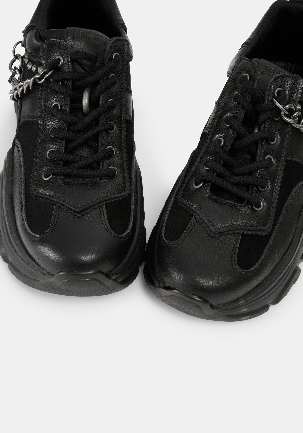 Vornex Studded Leather Trainers