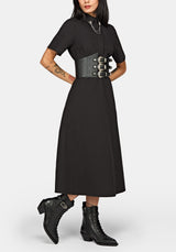Spinelle Leather Cathedral Buckle Boot UK6