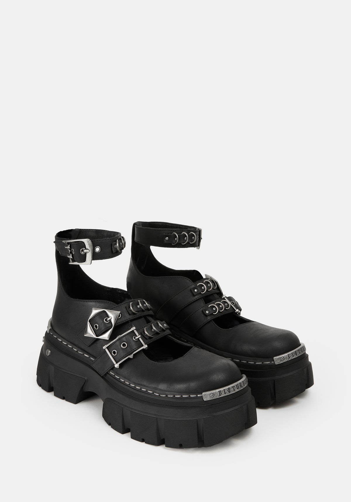 Bridget Platform Mary Jane Shoes UK 6