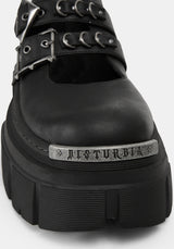 Bridget Platform Mary Jane Shoes UK 6